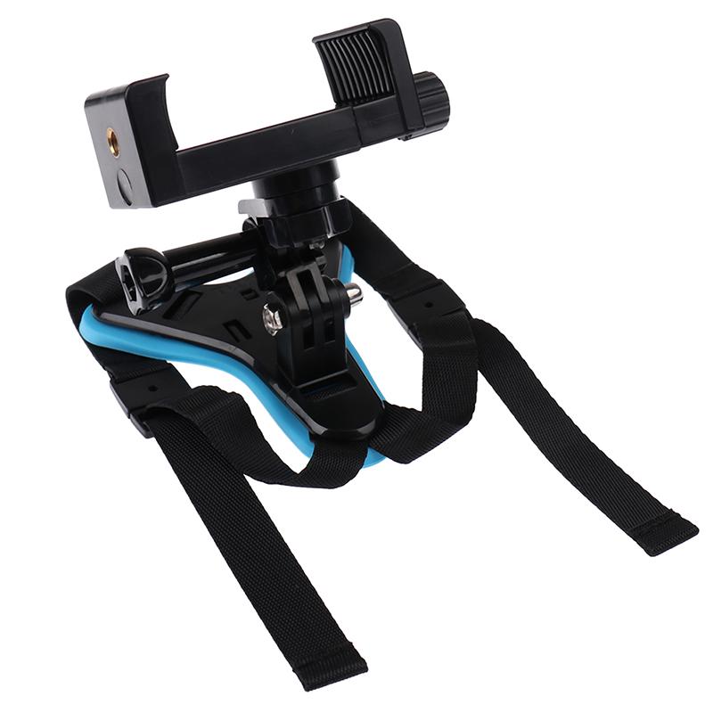 Motorcycle Helmet Chin Mount Strap With Mobile Holder - Gadget Deals Nepal