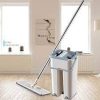 SCRATCH Cleaning Mop with Bucket Hands-Free Microfiber Flat Spin Mop System 360° Flexible Head - Image 2