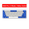 ZIFRIEND ZA63 PRO Mechanical Keyboard - 63 Keys, Hot-Swappable, RGB Backlit, Wired/Wireless 3 Mode Gaming Keyboard - Image 10