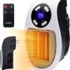 Electric Space Heater Low Energy Consumption Built-In Safety Features Portable Compact Whisper Quiet - Image 6